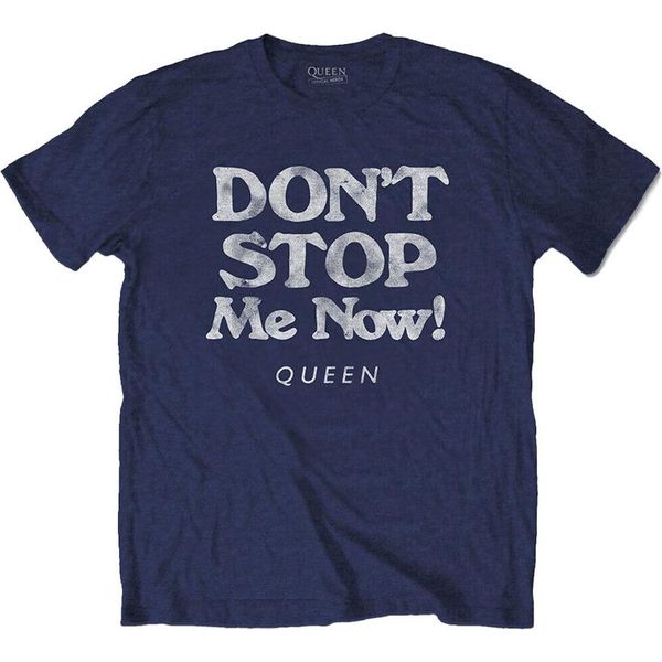 Queen - Maglietta "Don't Stop Me Now"" Per Uomo/Donna Unisex RO591 (Xxl) (Blu Navy)"-image