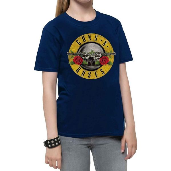 Guns N Roses - Maglietta "Classic"" Per Bambini RO645 (104) (Blu Navy)"-image