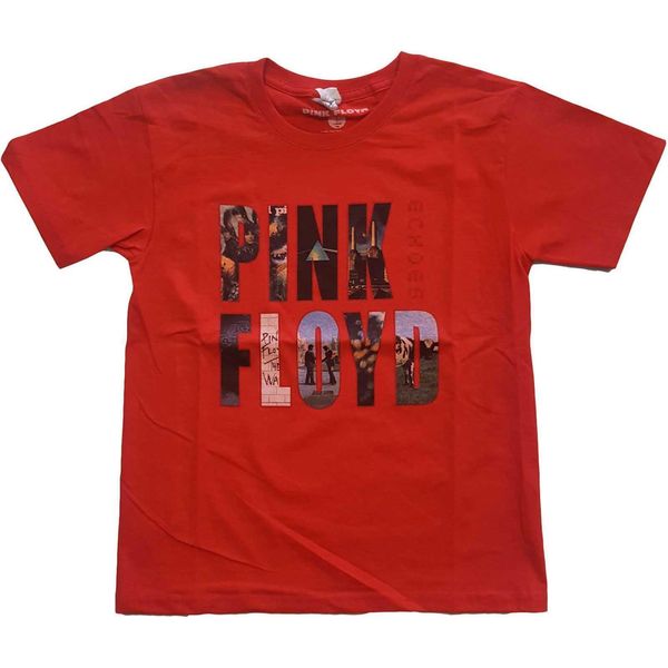 Pink Floyd - Maglietta "Echoes Album"" Per Bambini RO627 (140) (Rosso)"-image