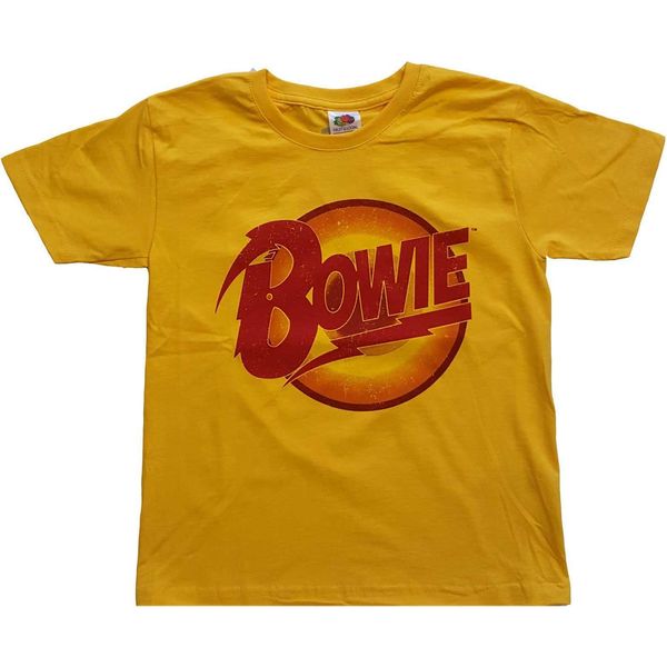 David Bowie - Maglietta "Diamond Dogs"" Per Bambini RO791 (140) (Giallo)"-image