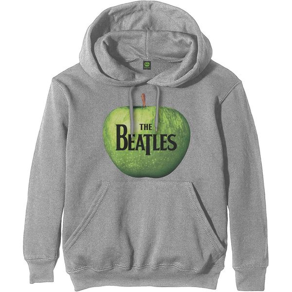 The Beatles - Felpa Con Cappuccio Logo Per Uomo/Donna Unisex RO103 (Xxl) (Grigio)-image