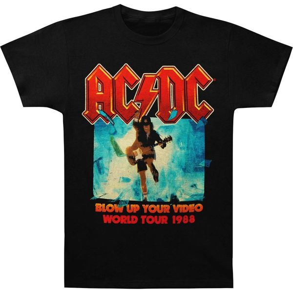Ac/Dc - Maglietta "Blow Up Your Video"" Per Uomo/Donna Unisex RO1140 (S) (Nero)"-image