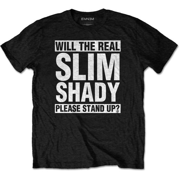 Eminem - Maglietta "The Real Slim Shady"" Per Uomo/Donna Unisex RO1483 (M) (Nero)"-image