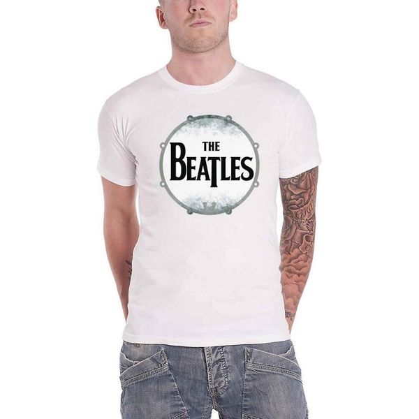 The Beatles - Maglietta Uomo/Donna Unisex RO1465 (Xxl) (Bianco)-image