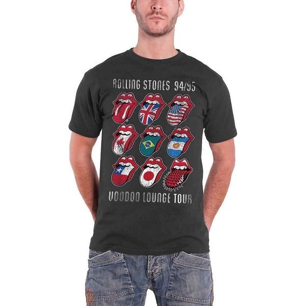 The Rolling Stones - Maglietta "Voodoo Lounge"" Per Uomo/Donna Unisex RO1481 (L) (Antracite)"-image
