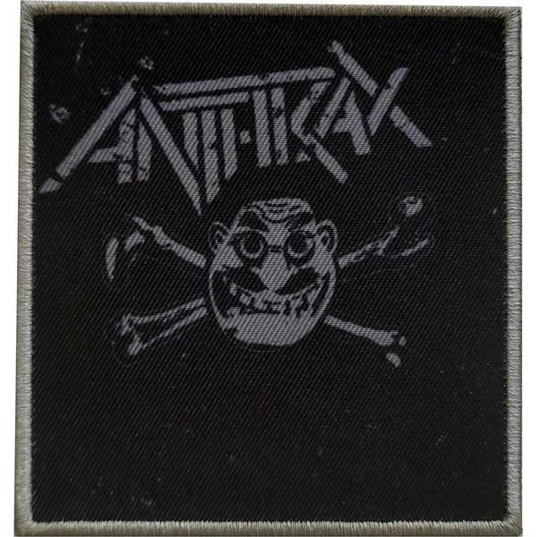 Anthrax - Toppa Da Stirare "Cross Bones"" RO3940 (Taglia Unica) (Nero/Grigio)"-image