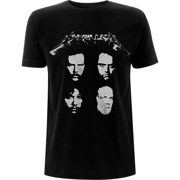Metallica - Maglietta "4 Faces"" Per Uomo/Donna Unisex RO4336 (M) (Nero)"-image