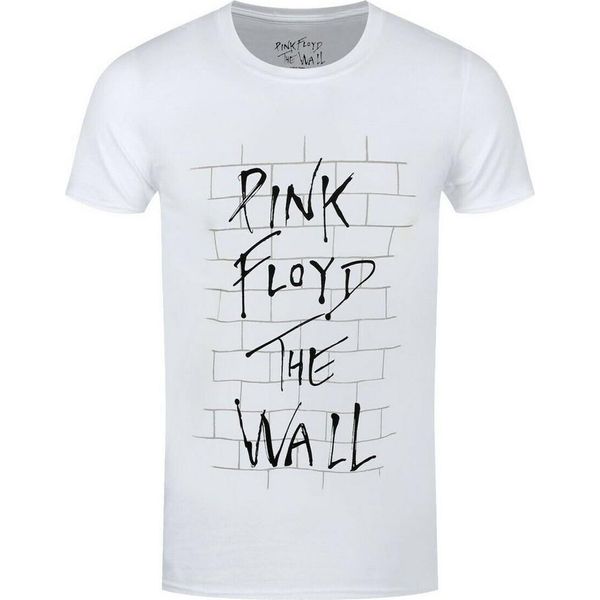 Pink Floyd - Maglietta "The Wall"" Per Uomo/Donna Unisex RO1661 (Xl) (Bianco)"-image