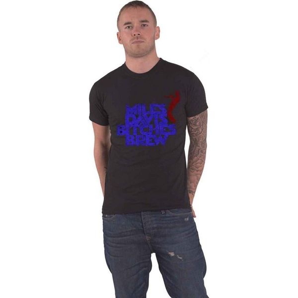 Miles Davis - Maglietta "Bitches Brew"" Per Uomo/Donna Unisex RO4426 (Xxl) (Nero)"-image