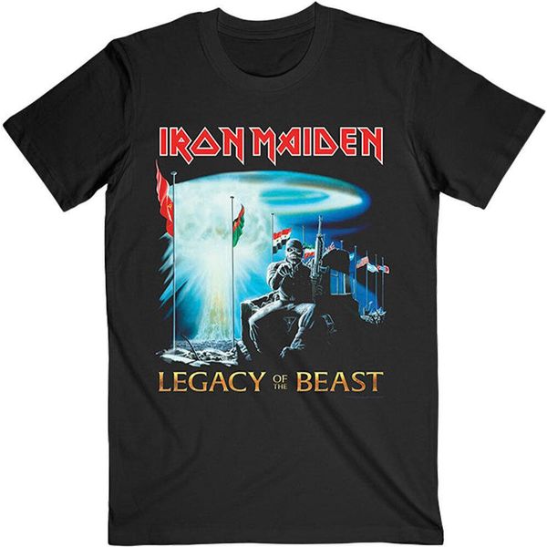 Iron Maiden - Maglietta "Two Minutes To Midnight"" Per Uomo/Donna Unisex RO2041 (Xxl) (Nero)"-image