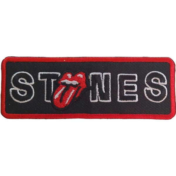 The Rolling Stones - Con Bordo - Toppa Da Stirare "No Filter"" - Logo In Cotone RO4741 (Taglia Unica) (Rosso/Nero/Bianco)"-image