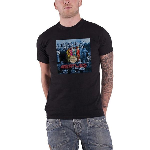 The Beatles - Maglietta Da Uomo/Donna Unisex RO2099 (L) (Nero)-image
