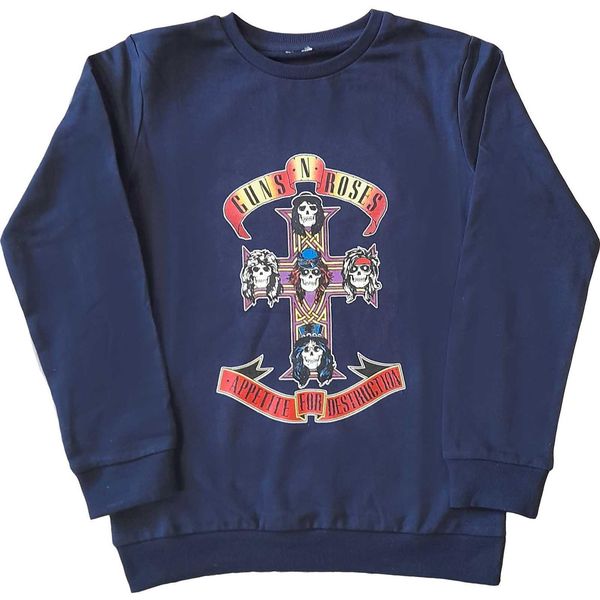 Guns N Roses - Felpa "Appetite For Destruction"" Per Bambini RO417 (128) (Blau)"-image