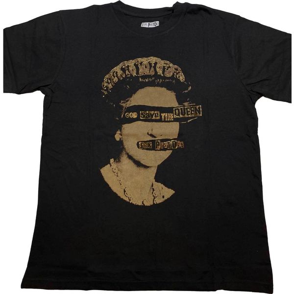 Sex Pistols - Maglietta "God Save The Queen"" Per Uomo/Donna Unisex RO4323 (S) (Nero)"-image