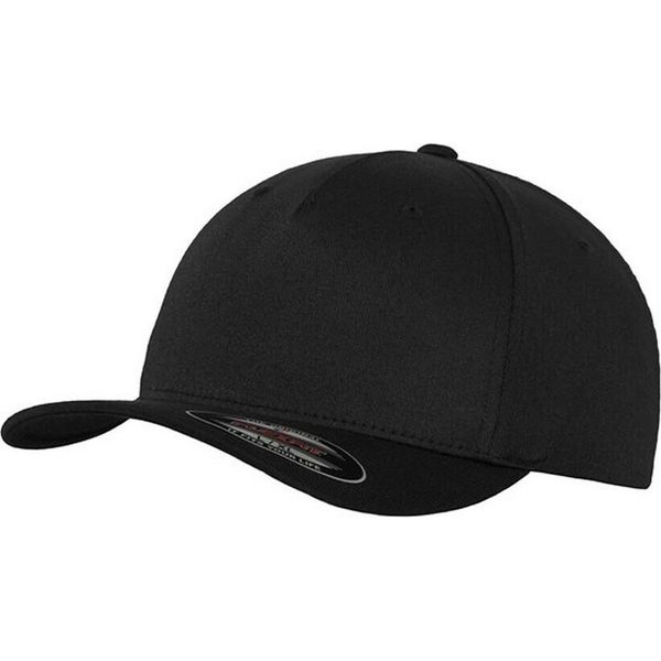 Flexfit - Cappellino 5 Segmenti Per Uomo/Donna Unisex RW8922 (Taglia Unica) (Nero)-image