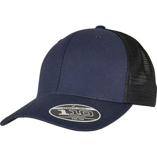 Flexfit - Cappello Trucker "110"" Strutturato Per Uomo/Donna Unisex RW8905 (Taglia Unica) (Navy/Nero)"-image