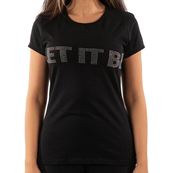 The Beatles - Maglietta "Let It Be"" Per Uomo/Donna Unisex RO4400 (L) (Nero)"-image