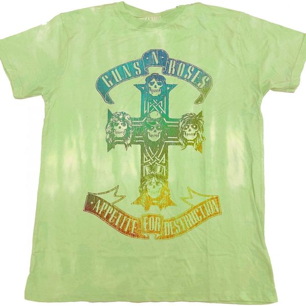 Guns N Roses - Maglietta "Use Your Illusion Tour"" Per Uomo/Donna Unisex RO4827 (L) (Verde)"-image