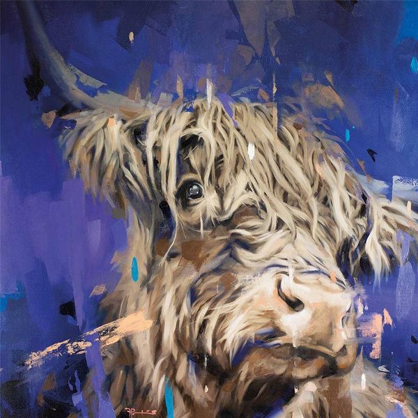Frank Pretorius - Leinwanddruck "Scotland The Brave"" PM6276 (60 Cm X 60 Cm) (Blau/Braun)"-image