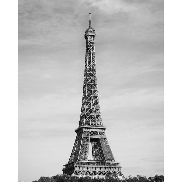 Pyramid International - Stampa Su Tela "Tour Eiffel"" PM6277 (40 Cm X 50 Cm) (Grigio/Nero)"-image