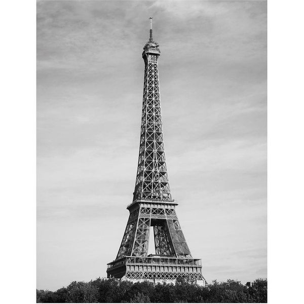 Pyramid International - Stampato, Torre Eiffel PM6361 (40 Cm X 50 Cm) (Grigio/Nero)-image