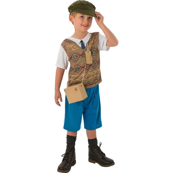 Bristol Novelty - Costume - Ragazzi BN5144 (128) (Marrone/Blu/Bianco)-image