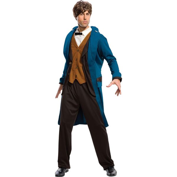 Animali Fantastici E Dove Trovarli - Costume ''Deluxe'' ''Newt Scamander'' - Uomo BN5267 (Xl) (Blu/Marrone)-image