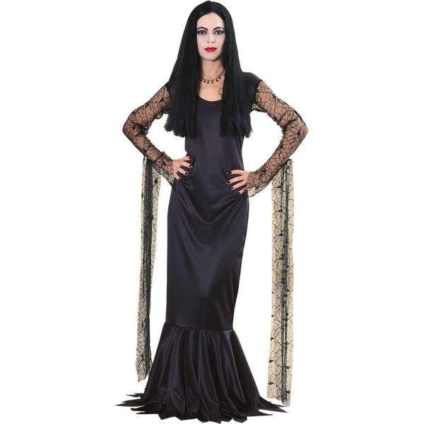 La Famiglia Addams - Abito In Costume ''Morticia Addams'' - Donna BN5210 (S) (Nero)-image