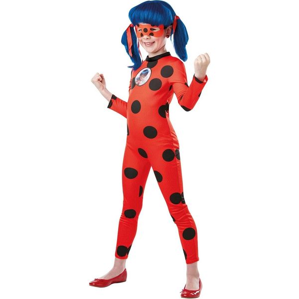 Miraculous - Costume ''Coccinella'' - Ragazze BN5126 (128) (Rosso/Nero)-image