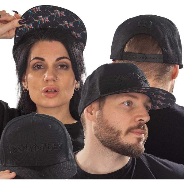 Iron Maiden - Cappellino Da Baseball "Trooper"" Per Uomo/Donna Unisex RO2556 (Taglia Unica) (Nero)"-image