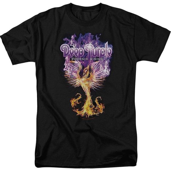Deep Purple - Maglietta "Phoenix Rising"" Per Uomo/Donna Unisex RO2576 (M) (Nero)"-image