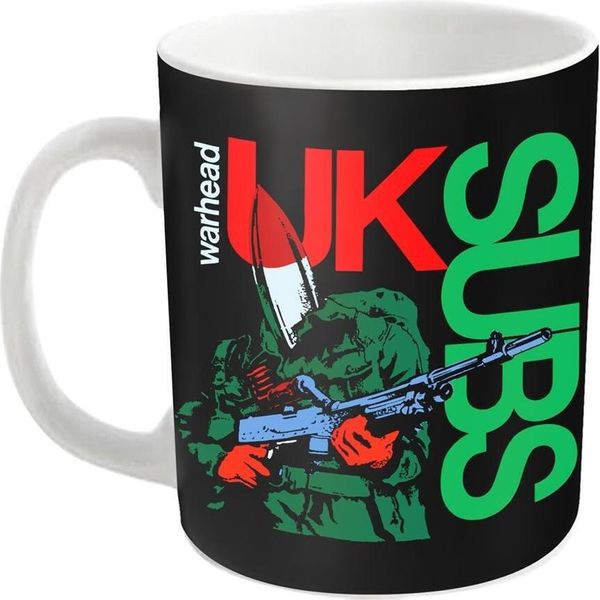 Uk Subs - Tazza Da Caffè "Warhead"" PH2627 (Taglia Unica) (Bianco/Nero/Verde)"-image