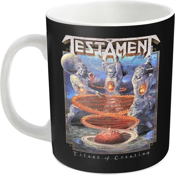 Testament - Tazza Da Caffè "Titans Of Creation"" PH949 (Taglia Unica) (Bianco/Nero)"-image