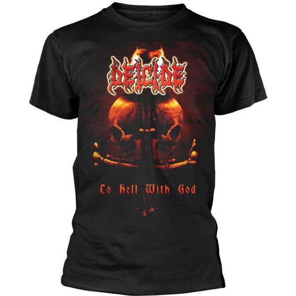 Deicide - Maglietta "To Hell With God"" Per Uomo/Donna Unisex PH1835 (M) (Nero)"-image