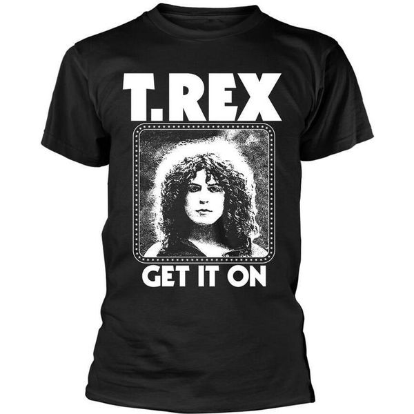 T. Rex - Maglietta "Get It On"" Per Uomo/Donna Unisex PH1204 (L) (Nero)"-image