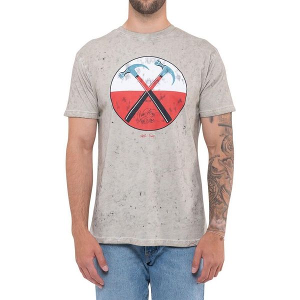 Pink Floyd - Maglietta "The Wall Hammers"" Per Uomo/Donna Unisex RO4903 (S) (Sand)"-image