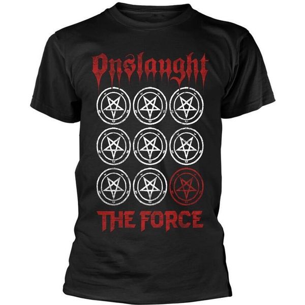 Onslaught - Maglietta "The Force"" Per Uomo/Donna Unisex PH657 (S) (Nero)"-image