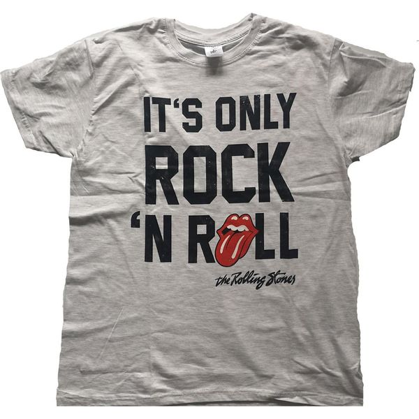 The Rolling Stones - Maglietta "It's Only Rock N Roll"" Per Uomo/Donna Unisex RO2727 (L) (Grigio)"-image