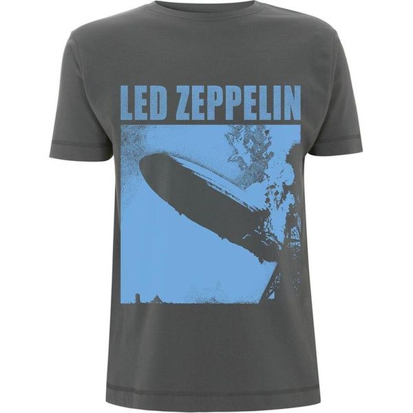 Led Zeppelin - Maglietta "LZ1"" Per Uomo/Donna Unisex PH1395 (Xxl) (Grigio)"-image
