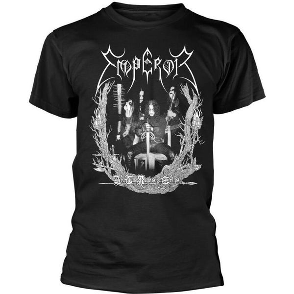 Emperor - Maglietta "Nightside Old School"" Per Uomo/Donna Unisex PH1537 (Xl) (Nero)"-image
