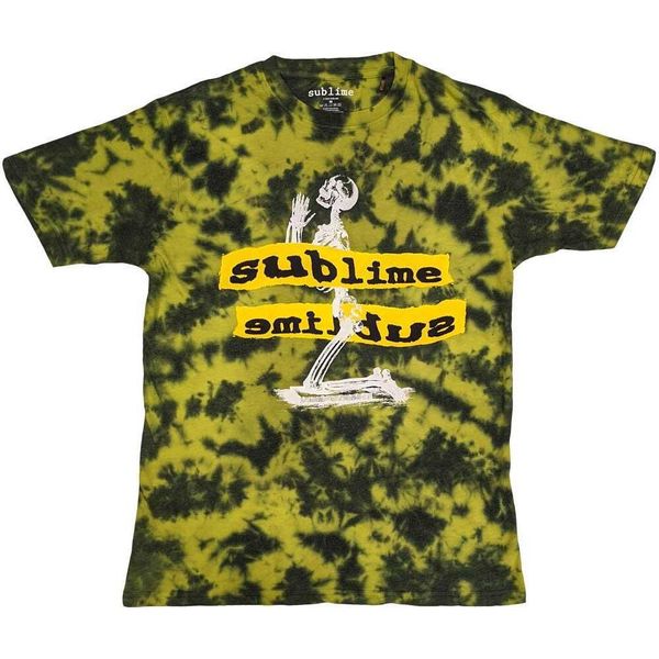 Sublime - T-Shirt Batik Per Uomo/Donna Unisex RO4965 (L) (Giallo)-image
