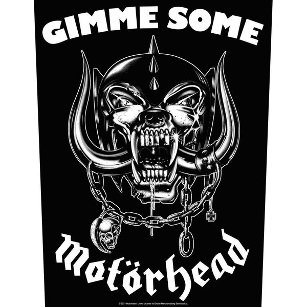 Motorhead - Toppa "Gimme Some"" RO5024 (Taglia Unica) (Nero/Bianco)"-image