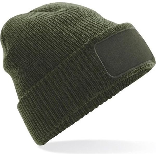 Beechfield Adult Thinsulate Printers Beanie PC3366 (Taglia Unica) (Verde Oliva)-image