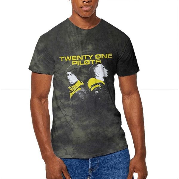 Twenty One Pilots - Maglietta "Back To Back"" Per Bambini/Ragazzi Unisex RO5041 (Xxl) (GrüN)"-image