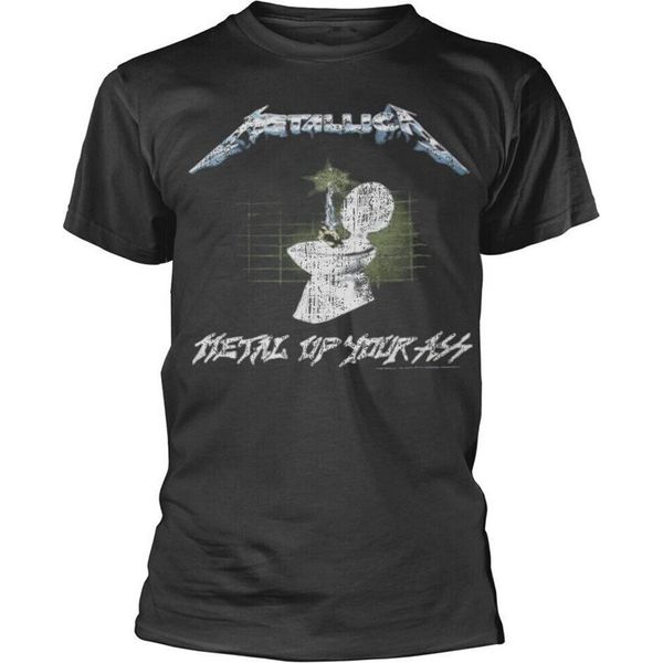 Metallica - Maglietta "Metal Up Your Ass"" Per Uomo/Donna Unisex RO4896 (M) (Nero)"-image