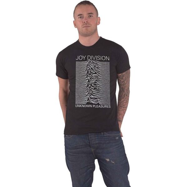 Joy Division - Maglietta "Unknown Pleasures"" Per Bambini/Donne Unisex RO2717 (S) (Schwarz)"-image