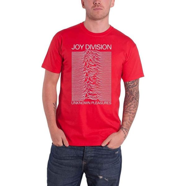 Joy Division - Maglietta "Unknown Pleasures"" Per Bambini/Ragazzi Unisex RO2717 (S) (Rot)"-image
