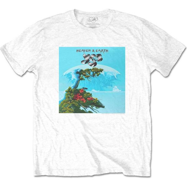 Sì - Maglietta "Heaven & Earth"" Per Uomo/Donna Unisex RO2823 (Xl) (Bianco)"-image