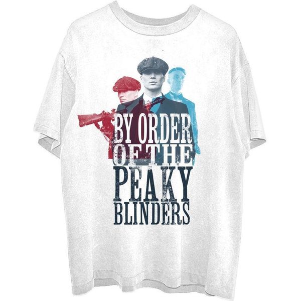 Peaky Blinders - Maglietta Da Uomo/Donna Unisex RO3058 (Xxl) (Bianco)-image
