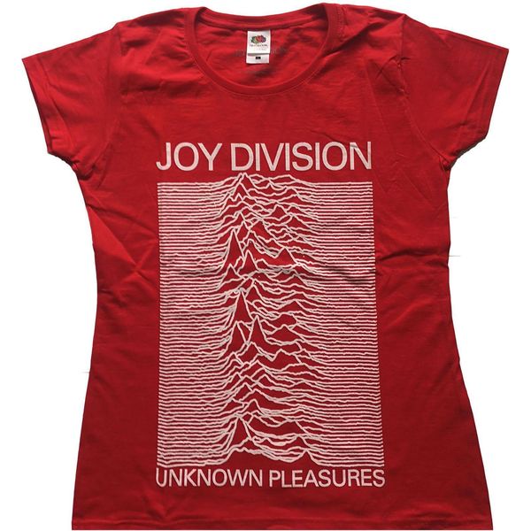 Joy Division - Maglietta "Unknown Pleasures"" Per Donna RO2890 (M) (Rot)"-image